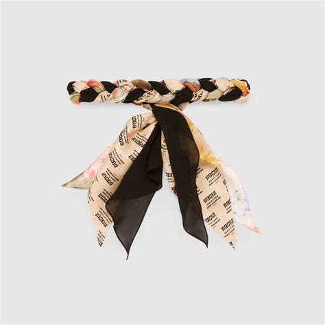 gucci scarf around head|Gucci Scarves, Silks, Stoles & Shawls for Women .